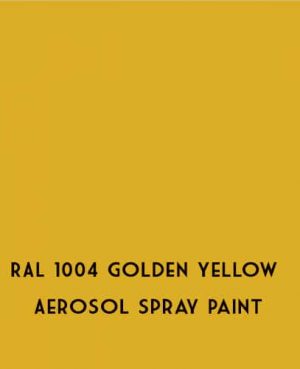 Golden Yellow Aerosol Spray Paint
