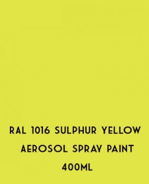 Sulphur Yellow Aerosol Spray Paint